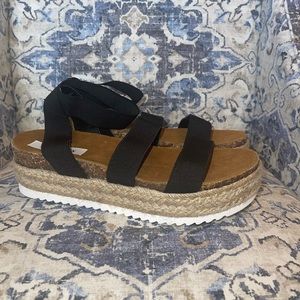 Steve Madden Kimmie Black Sandals